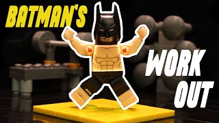 WORKOUT with LEGO BATMAN! (Stop Motion)