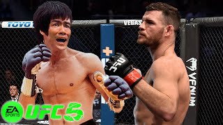 🐲 UFC5 Bruce Lee vs. Michael Bisping UFC 5 - Super Fight 🐲