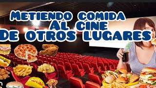 Vamos a ver si se puede meter comida al cine 🤞✅