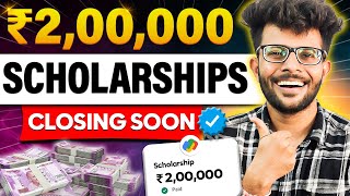 10 Scholarships for Students | Benefits upto 200000 🤑🔥| Free to Apply | Application Closing Soon !