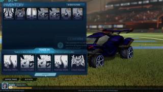 Rocket League Random Trade Up Leads To FSL Wheels Painted Cobalt/Certified Scorer