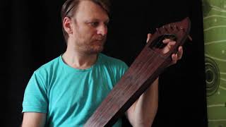 Лировидные гусли "Аделион", реконструкция 11 века. Gusli. Lyre. Psaltery.