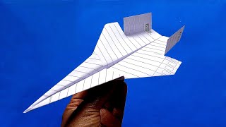 VIRAL!!! Pesawat kertas super cepat | Easy paper plane