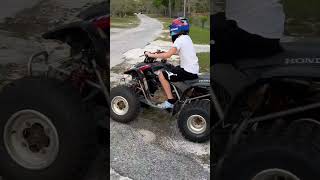 Honda Wheelie part 2 #honda #honda250 #wheelie #shorts