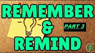 "Remember And Remind_Part 3" - TDC Sunday Morning Worship Service - June 9, 2024