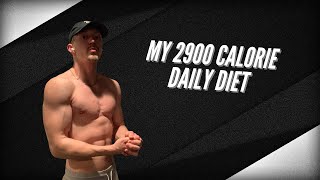 FULL DAY OF EATING TO MAINTAIN MY WEIGHT | 2900 CALORIE DIET