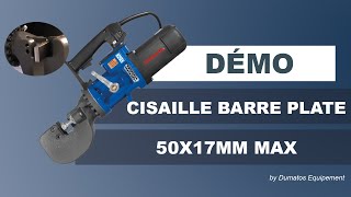 Cisaille hydraulique pour barre plate 50x17mm max. - DUMATOS EQUIPEMENT