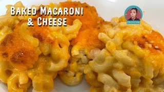 BEST SOUTHERN BAKED MACARONI and CHEESE RECIPE: QUICK & EASY MAC & CHEESE | Erika Cole Soul Kitchen