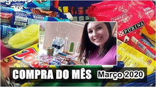 MOSTRANDO NOSSA COMPRA DE SUPERMERCADO | FAMÍLIA DE 4 PESSOAS | MARÇO 2020 | Aline Camargo