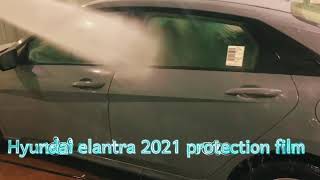 Hyundai Elantra 2021 protection film 👴🏼🤟🏼