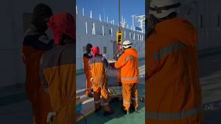 Loading Food PROVISION onboard Ship #sailing #bigship