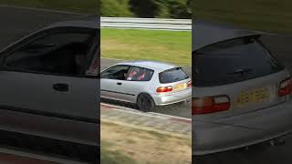 Honda Civic doing Civic stuff #shorts #touristenfahrten #nürburgring #nordschleife