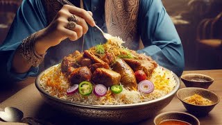 Authentic Street Biryani in Lahore | A Flavor Explosion! ♨️ #asmr #viral #reels #trending 🚀 🔥 🌹 🤑 ♨️