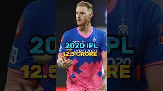 BEN STOKES IPL SALARY 💛 #ipl #shortvideo #benstokes #shorts #csk #rr #viral #sports #iplsalary