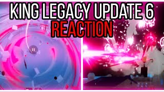 King Legacy Update 6 REACTION