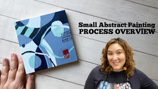 Small Abstract Painting Process