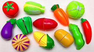 Satisfying Video | How to Cutting Plastic Vegetables ASMR