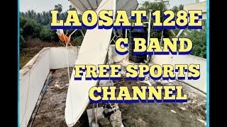 LAOSAT 128 E C Band Dish Setting Free Channels