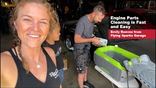 Emily Reeves Engine Parts Cleaning with a Portable Parts Washer - CRC SmartWasher BenchtopPRO