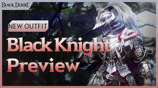 Black Knight Outfit Preview | Black Desert