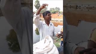 The Original Kachha Badam is here | His Voice is Amazing& So Cute Lovely person sells Almonds#shorts