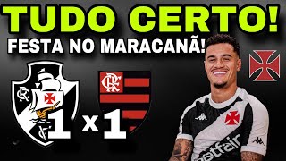 TUDO CERTO! PÓS-JOGO II VASCO 1 X 1 FLAMENGO NO MARACANÃ