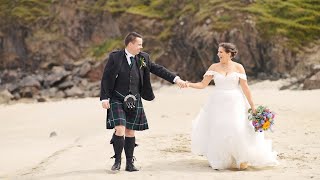 Beautiful Isle of Lewis Wedding Video - Tolsta, Garry Beach, Caberfeidh Hotel  - Bethan And Ali