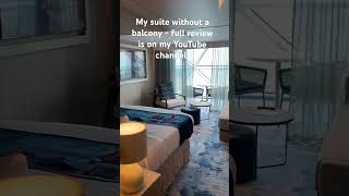 My controversial cabin on Royal Caribbean’s ICON OF THE SEAS cruise ship - a no-balcony suite!