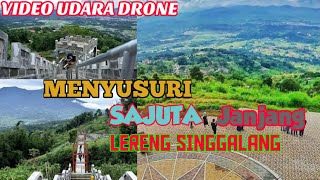 Panorama Alam Sajuta Janjang Lereng Singgalang | Video Udara Drone