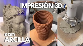 Impresión 3D con arcilla cerámica | 3D clay printing ceramic shorts compilation