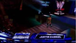 WWE '12 - Justin Gabriel Entrance & Signature + Finisher (HD 1080p)