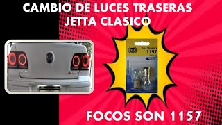 COMO CAMBIAR O REMPLAZAR FOCOS TRASEROS DE JETTA CLASICO, VENTO , BORA , MK5,MK4 ETC