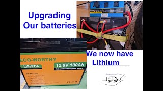 We've added Lithium Batteries to our motorhome (plus a new inverter)