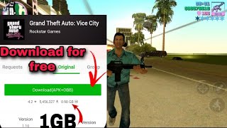 How to download gta vice city free in mobile