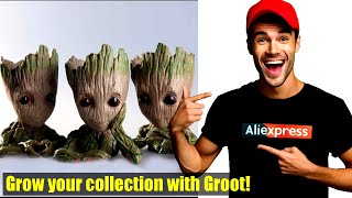 Unboxing and Review: Groot Tree Flowerpot Action Figures Model Toys - Must-Have Guardians of