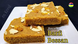 Recette Barfi Bessan Facile (en Kreol 🇲🇺) | Rostone (Spécial Diwali 2022)