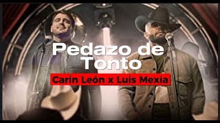 Carin León x Luis Mexia - Pedazo de Tonto LETRA (Lyrics)