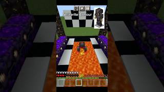 ⚔️Strength 💪 Of Armour In Minecraft 🪨 #minecraft #trending #viral #shorts