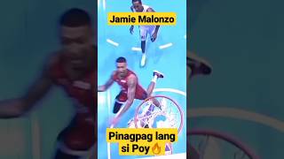 Jamie Malonzo pinagpag lang si Poy Erram 🔥 #youtubeshorts #short #ginebra #jamie #malonzo #pba