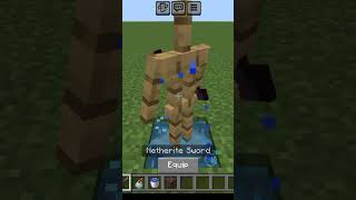 Minecraft new TikTok hake arrow stand in Minecraft #minecraft #shortfeed #shorts