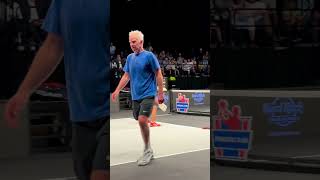 🍿 John McEnroe MELTDOWN at Pickleball Slam #johnmcenroe #pickleball #shorts