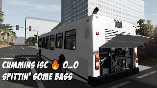 BeamNG Bus Mod (4) CUMMINS ISC/ ALLISON B400R! Engine, Exhaust Sounds + More