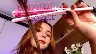 ASMR- VOU PENTEAR E MODELAR SEU CABELO COM BABYLISS