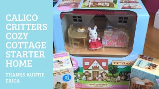 Calico Critters Cozy Cottage Starter Home Unboxing