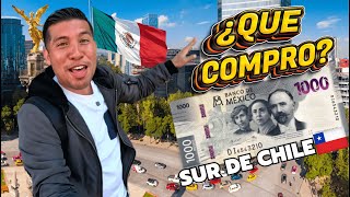 🔥✅EN CHILE ¿QUÉ COMPRO CON $1000 PESOS MEXICANOS super peso mexicano ¿DONDE ES MÁS BARATO VIVIR?