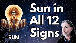 Vedic Astrology Sun in All 12 Signs - Truthful identity - integrity