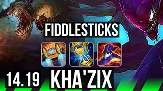 FIDDLESTICKS vs KHA'ZIX (JGL) | 9/3/18, Legendary | EUW Grandmaster | 14.19