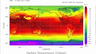 Surface Temperature 2011 CERES