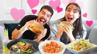 Our FAVORITE FOODS Mukbang! (Best Burger Ever)