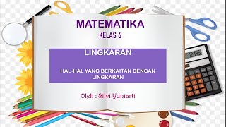 Kelas 6 SD : Matematika Pertemuan 7